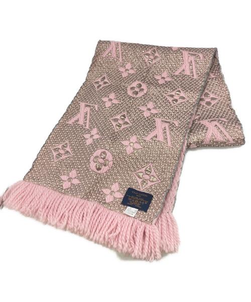 LOUIS VUITTON（ルイ ヴィトン）LOUIS VUITTON (ルイ ヴィトン) Echarpe Logomania Shine ピンクの古着・服飾アイテム