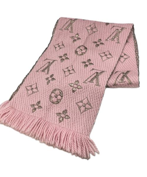 LOUIS VUITTON（ルイ ヴィトン）LOUIS VUITTON (ルイ ヴィトン) Echarpe Logomania Shine ピンクの古着・服飾アイテム