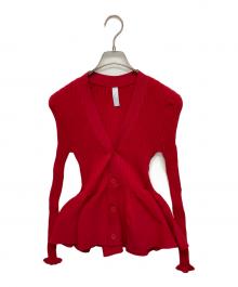 CFCL（シーエフシーエル）の古着「POTTERY CARDIGAN」｜レッド