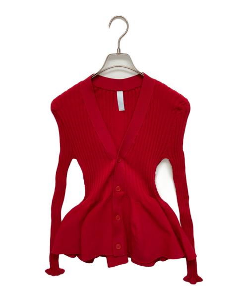 CFCL（シーエフシーエル）CFCL (シーエフシーエル) POTTERY CARDIGAN レッド サイズ:SIZE 3の古着・服飾アイテム