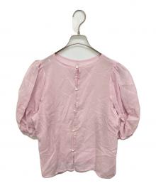 anuans（アニュアンス）の古着「フォルムシアーブラウス」｜ピンク