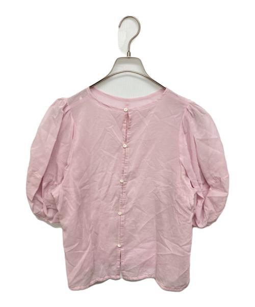 anuans（アニュアンス）anuans (アニュアンス) フォルムシアーブラウス ピンク サイズ:SIZE Freeの古着・服飾アイテム