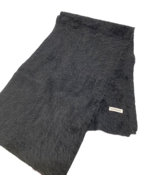 cash&barba（キャッシュ&バルバ）cash&barba (キャッシュ&バルバ) マフラー ブラックの古着・服飾アイテム