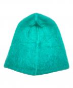 cash&barbaキャッシュ&バルバ）の古着「カシミヤバラクラバ」｜エメラルドグリーン