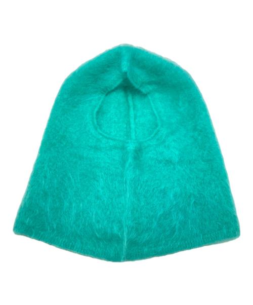 cash&barba（キャッシュ&バルバ）cash&barba (キャッシュ&バルバ) カシミヤバラクラバ エメラルドグリーンの古着・服飾アイテム