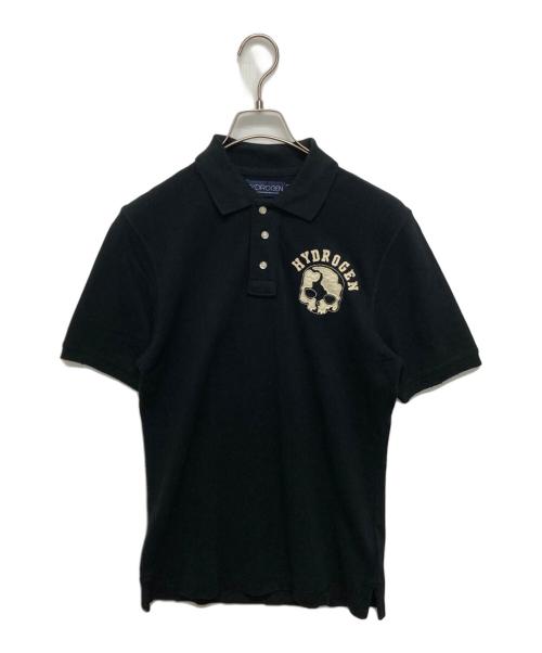 HYDROGEN（ハイドロゲン）HYDROGEN (ハイドロゲン) ポロシャツ ブラック サイズ:SIZE　Sの古着・服飾アイテム