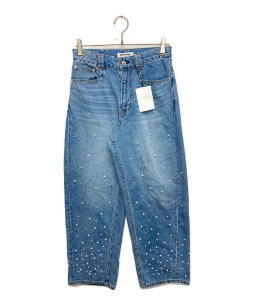 MACPHEE（マカフィー）MACPHEE (マカフィー) パールデニム コクーンテーパードパンツ インディゴ サイズ:SIZE 36の古着・服飾アイテム