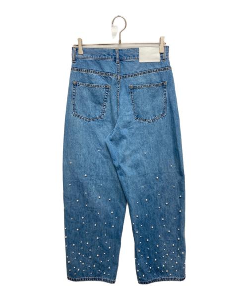 MACPHEE（マカフィー）MACPHEE (マカフィー) パールデニム コクーンテーパードパンツ インディゴ サイズ:SIZE 36の古着・服飾アイテム