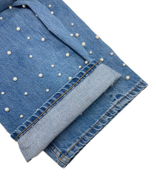 MACPHEE（マカフィー）MACPHEE (マカフィー) パールデニム コクーンテーパードパンツ インディゴ サイズ:SIZE 36の古着・服飾アイテム