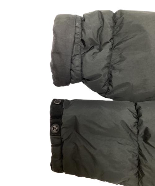 STONE ISLAND（ストーンアイランド）STONE ISLAND (ストーンアイランド) GARMENT DYED CRINKLE REPS DOWN ブラック サイズ:SIZE Sの古着・服飾アイテム