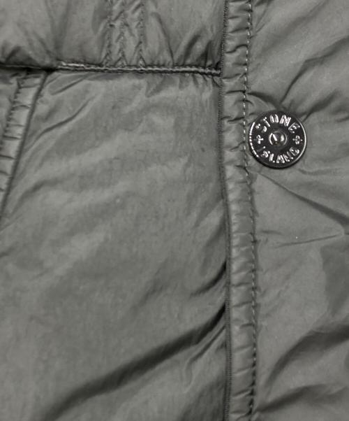 STONE ISLAND（ストーンアイランド）STONE ISLAND (ストーンアイランド) GARMENT DYED CRINKLE REPS DOWN ブラック サイズ:SIZE Sの古着・服飾アイテム