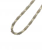 TOGA ARCHIVESトーガアーカイブス）の古着「Beads necklace & bangle set」｜ブラック×シルバー