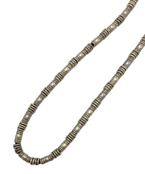 TOGA ARCHIVES（トーガアーカイブス）TOGA ARCHIVES (トーガアーカイブス) Beads necklace & bangle set ブラック×シルバーの古着・服飾アイテム