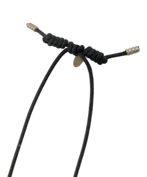 TOGA ARCHIVES（トーガアーカイブス）TOGA ARCHIVES (トーガアーカイブス) Beads necklace & bangle set ブラック×シルバーの古着・服飾アイテム