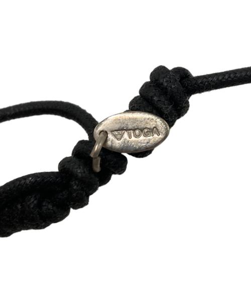 TOGA ARCHIVES（トーガアーカイブス）TOGA ARCHIVES (トーガアーカイブス) Beads necklace & bangle set ブラック×シルバーの古着・服飾アイテム