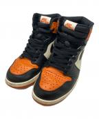 NIKEナイキ）の古着「Air Jordan 1 Retro High OG Shattered Backboard 1.0」｜オレンジ