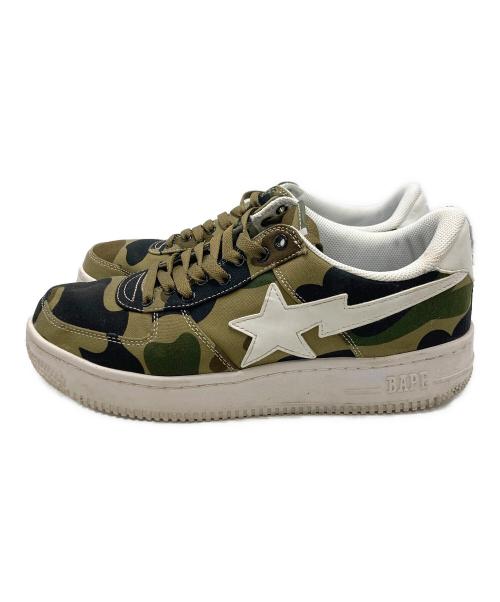 A BATHING APE（ア ベイシング エイプ）A BATHING APE (ア ベイシング エイプ) BAPE STA LOW カーキ サイズ:SIZE US10の古着・服飾アイテム