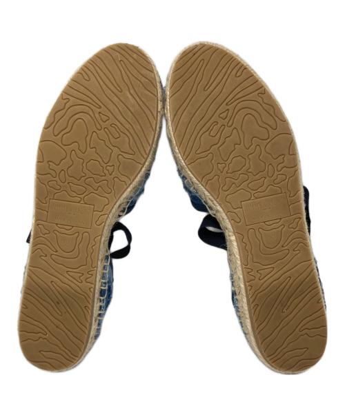 JIMMY CHOO（ジミーチュウ）JIMMY CHOO (ジミーチュウ) エスパドリーユ ブルー サイズ:SIZE 38の古着・服飾アイテム