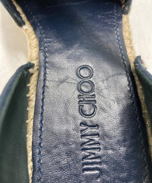 JIMMY CHOO（ジミーチュウ）JIMMY CHOO (ジミーチュウ) エスパドリーユ ブルー サイズ:SIZE 38の古着・服飾アイテム