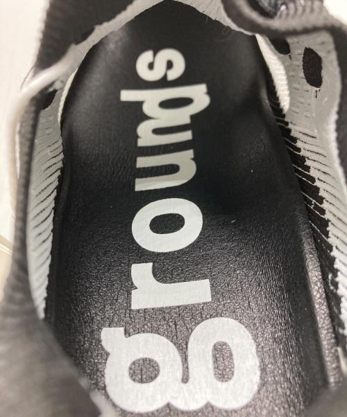 grounds（グラウンズ）grounds (グラウンズ) MOOPIE/スニーカー ホワイト×ブラック サイズ:SIZE 36の古着・服飾アイテム