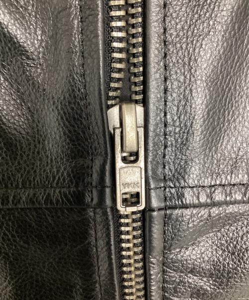 BOLINI（ボリーニ）BOLINI (ボリーニ) ジップアップレザージャケット ブラック サイズ:SIZE 50の古着・服飾アイテム