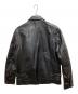 BOLINI (ボリーニ) ジップアップレザージャケット ブラック サイズ:SIZE 50：13000円