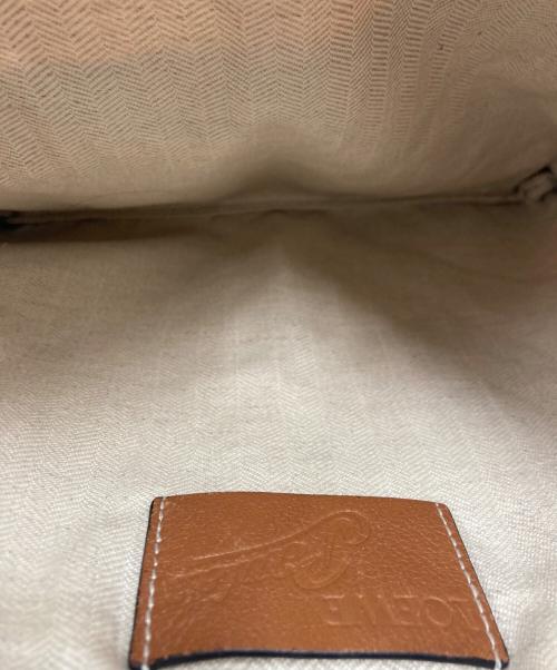 LOEWE（ロエベ）LOEWE (ロエベ) パウラスイビザ エスニック ポーチ ショルダーポーチ ネイビー×レッドの古着・服飾アイテム