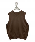 crepusculeクレプスキュール）の古着「wholegarment VEST」｜ブラウン