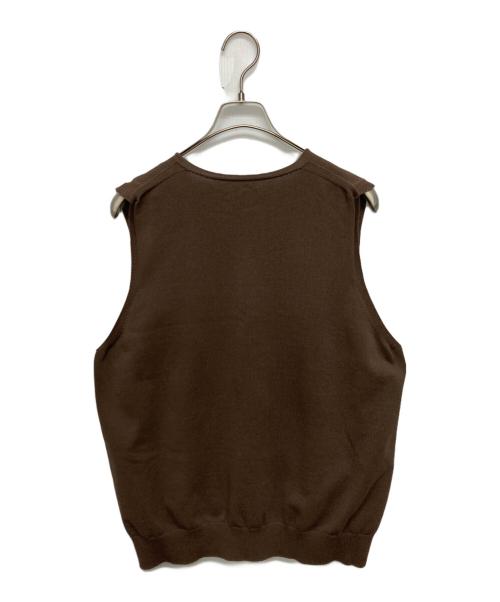 crepuscule（クレプスキュール）crepuscule (クレプスキュール) wholegarment VEST ブラウン サイズ:SIZE 1の古着・服飾アイテム