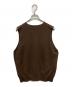 crepuscule (クレプスキュール) wholegarment VEST ブラウン サイズ:SIZE 1：5000円