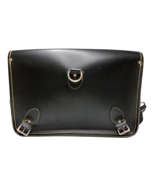 ZATCHELS（ザッチェルズ）ZATCHELS (ザッチェルズ) サッチェルバッグ ブラックの古着・服飾アイテム