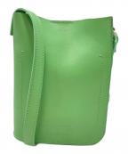 ED ROBERT JUDSONエド ロバート ジャドソン）の古着「BOX STITCH SHOULDER POUCH」｜グリーン