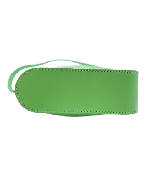 ED ROBERT JUDSON（エド ロバート ジャドソン）ED ROBERT JUDSON (エド ロバート ジャドソン) BOX STITCH SHOULDER POUCH グリーンの古着・服飾アイテム