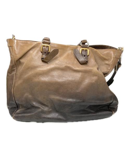 PRADA（プラダ）PRADA (プラダ) 2WAYグラデーションショルダーバッグ ブラウン サイズ:不明の古着・服飾アイテム