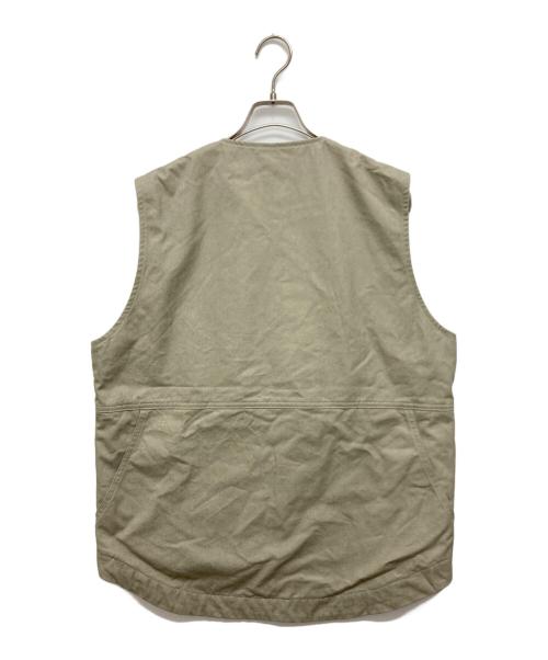 Snow peak（スノーピーク）Snow peak (スノーピーク) TAKIBI Canvas Vest ベージュ サイズ:SIZE Mの古着・服飾アイテム