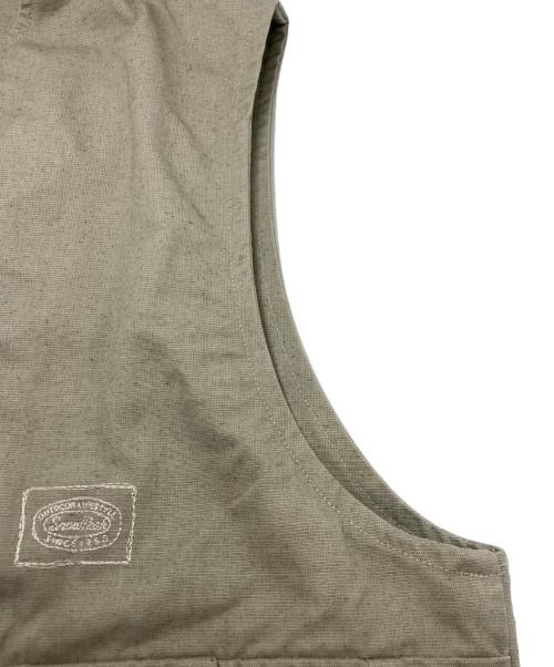 Snow peak（スノーピーク）Snow peak (スノーピーク) TAKIBI Canvas Vest ベージュ サイズ:SIZE Mの古着・服飾アイテム