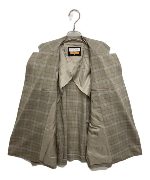 MAISON SPECIAL（メゾンスペシャル）MAISON SPECIAL (メゾンスペシャル) チェックセットアップスーツ ベージュ サイズ:SIZE 44の古着・服飾アイテム