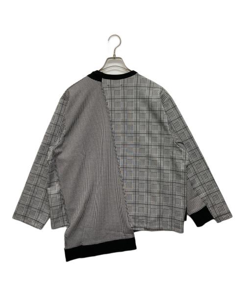 SUM1 STYLE（スミスタイル）SUM1 STYLE (スミスタイル) 切り替えアシメスウェット ブラック サイズ:SIZE Freeの古着・服飾アイテム