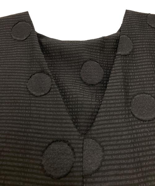 ear PAPILLONNER（イアパピヨネ）ear PAPILLONNER (イアパピヨネ) 2WAY Aラインワンピース ブラック サイズ:SIZE Free 未使用品の古着・服飾アイテム