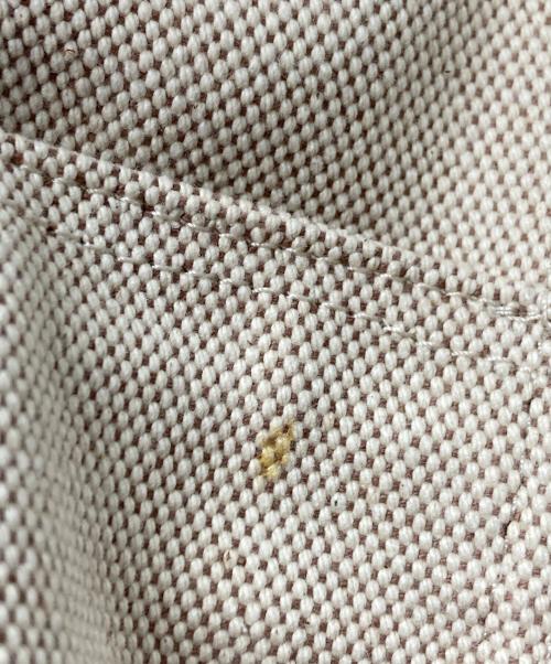 TORY BURCH（トリーバーチ）TORY BURCH (トリーバーチ) SMALL ELLA CANVAS TOTE アイボリー×ブラウン サイズ:実寸サイズをご参照下さい。の古着・服飾アイテム