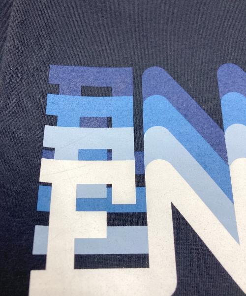ENNOY（エンノイ）ENNOY (エンノイ) Electric Logo GradationTシャツ ネイビー サイズ:SIZE XLの古着・服飾アイテム
