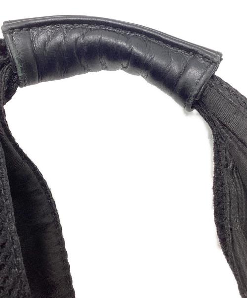 MM6 Maison Margiela（エムエムシックスメゾンマルジェラ）MM6 Maison Margiela (エムエムシックスメゾンマルジェラ) メッシュジャパニーズ トートバッグ ブラックの古着・服飾アイテム