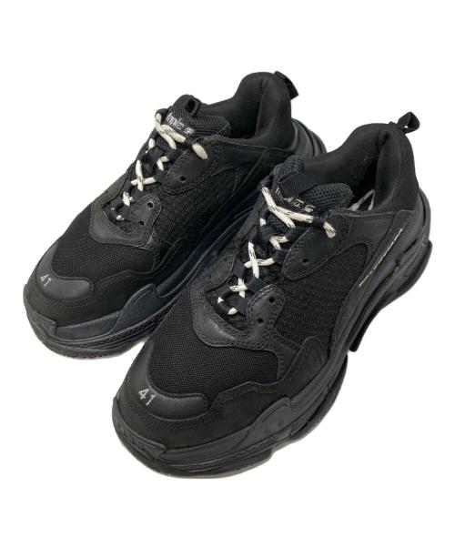 BALENCIAGA（バレンシアガ）BALENCIAGA (バレンシアガ) TRIPLE S ブラック サイズ:SIZE 41の古着・服飾アイテム