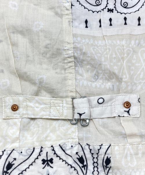 KAPITAL（キャピタル）KAPITAL (キャピタル) Gauze Bandana Patchwork pt 1st JKT Jacket ベージュ サイズ:SIZE Mの古着・服飾アイテム