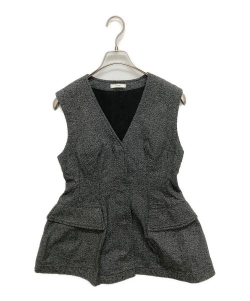 CLANE（クラネ）CLANE (クラネ) PANNIER LINE DENIM BUSTIER グレー サイズ:SIZE 1の古着・服飾アイテム