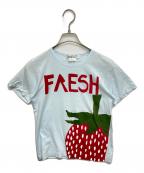 COMME des GARCONS COMME des GARCONSコムデギャルソン コムデギャルソン）の古着「FRESHイチゴTEE」｜スカイブルー