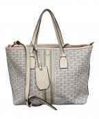 TORY BURCHトリーバーチ）の古着「ジェミニリンク キャンバス スモールトート」｜ベージュ