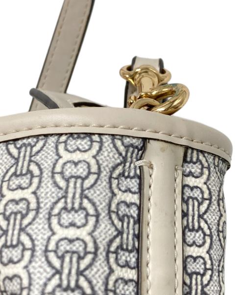 TORY BURCH（トリーバーチ）TORY BURCH (トリーバーチ) ジェミニリンク キャンバス スモールトート ベージュの古着・服飾アイテム