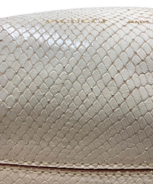 IACUCCI（イアクッチ）IACUCCI (イアクッチ) パイソン柄2WAYバッグ ブラウン×ベージュの古着・服飾アイテム