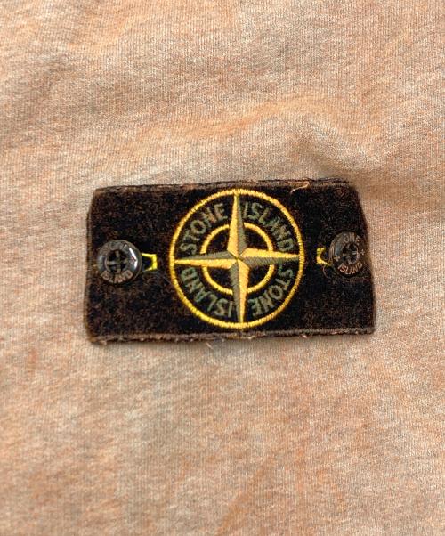 STONE ISLAND（ストーンアイランド）STONE ISLAND (ストーンアイランド) ガーメントダ ロゴワッペンスウェット ブラウン サイズ:SIZE XLの古着・服飾アイテム